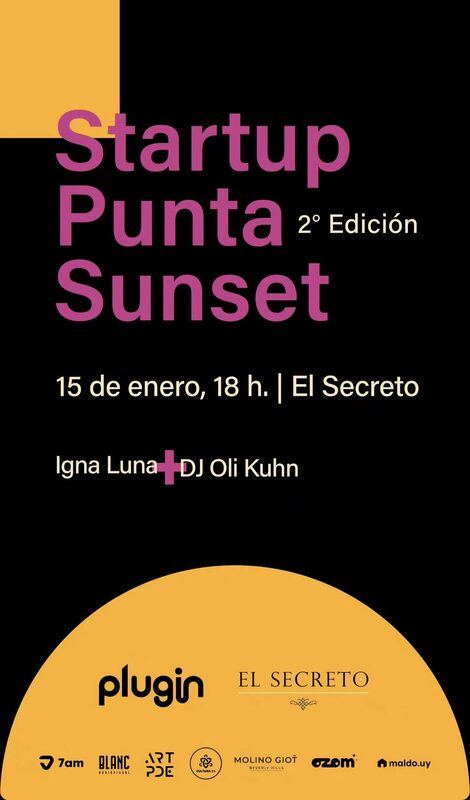 Flyer for Startup Punta · Segunda Edición