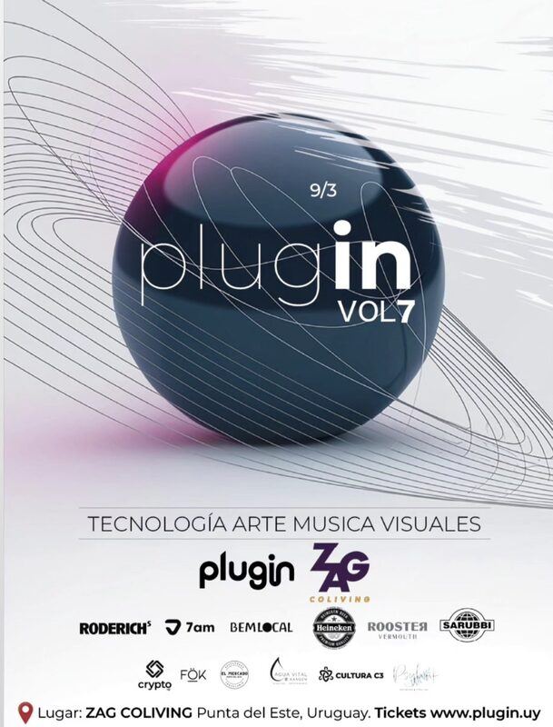 Flyer for Plugin Vol. 7 @ Zag Coliving